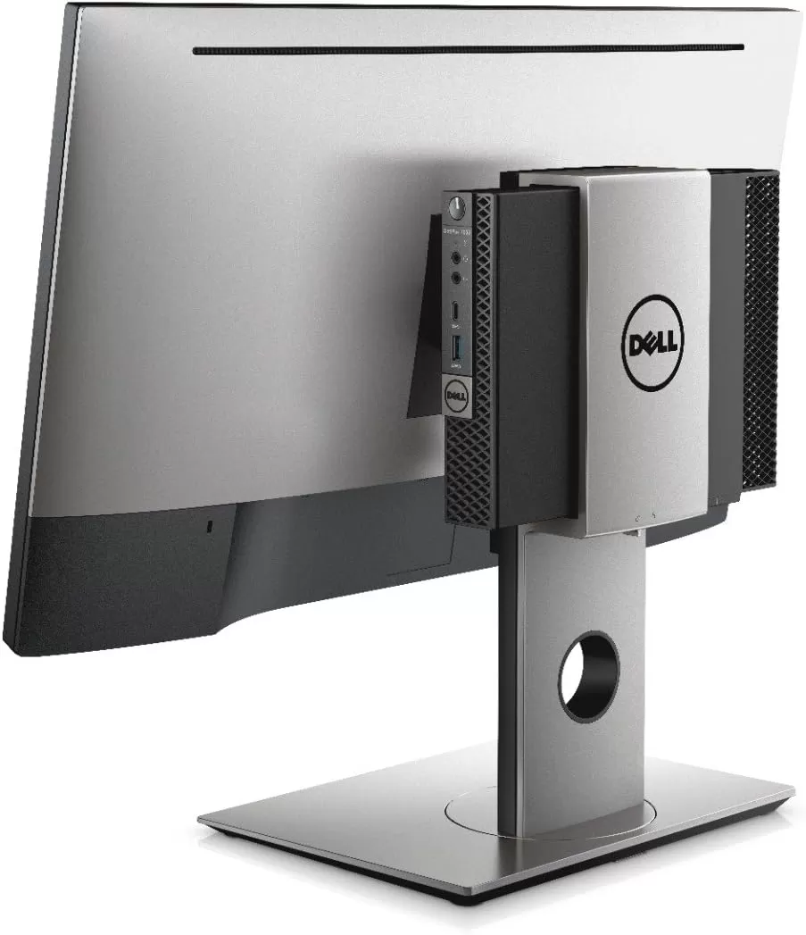 Calculator All in One, Dell OptiPlex 7060 Micro, Monitor 24 inch LED IPS Dell P2422H, Black, 1920 by 1080, Fara Procesor, Fara Memorie Ram, 512 GB SSD M.2 NVMe, Windows 10 Pro, 3 Ani Garantie, Premium
