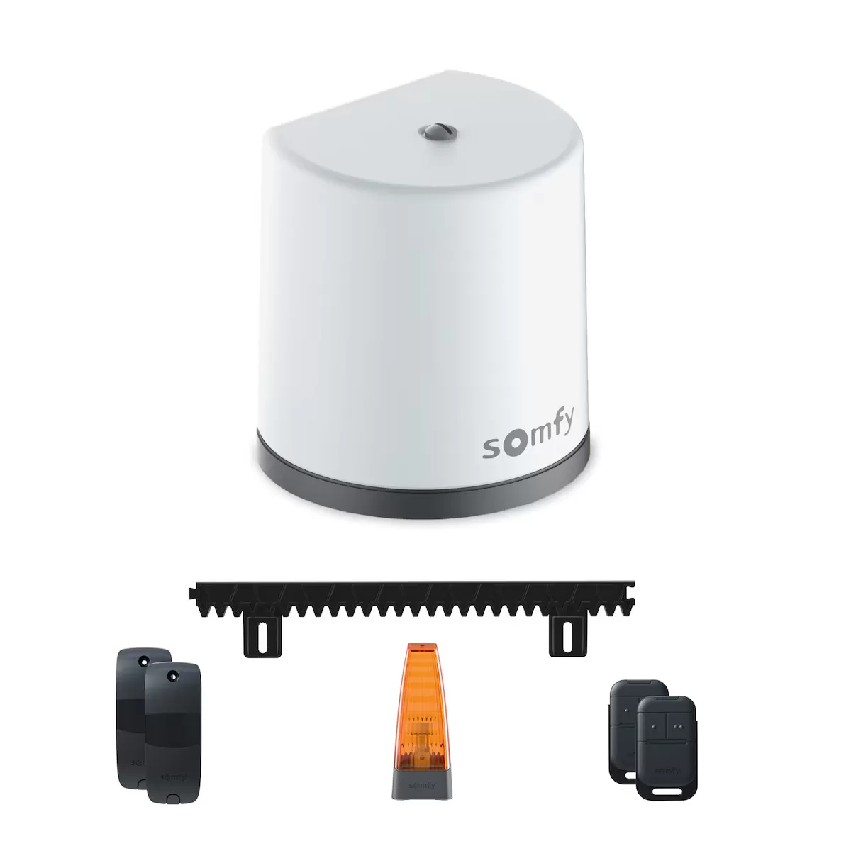 Kit Automatizare Porti Culisante Somfy FreeVia Essential, 2 Telecomenzi, Deschidere Inchidere Automata