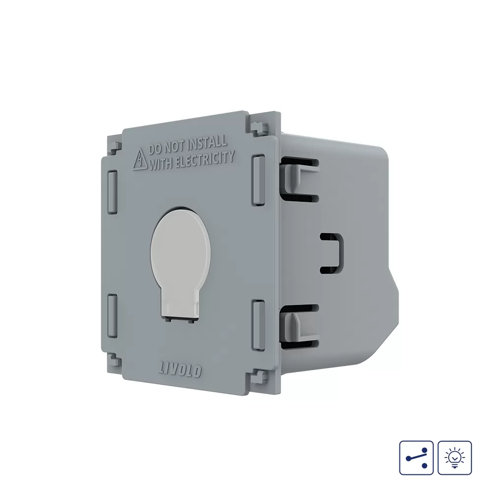 Modul Intrerupator Simplu Cap Scara, Dimmer cu Touch LIVOLO si #8211; Serie Noua
