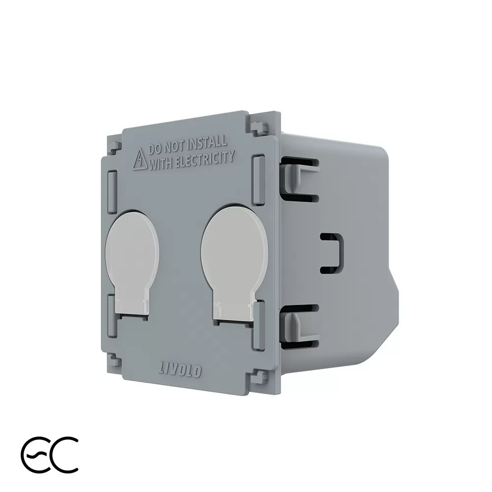 Modul Intrerupator Dublu cu Touch LIVOLO si #8211; Protocol ZigBee EC