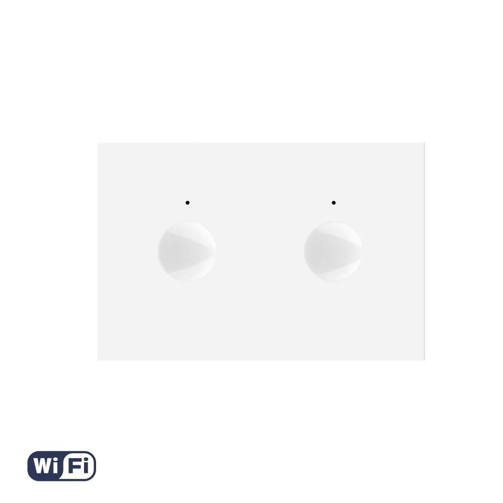 Modul Intrerupator Dublu WIFI cu Touch LIVOLO, standard italian - Serie Noua, Alb