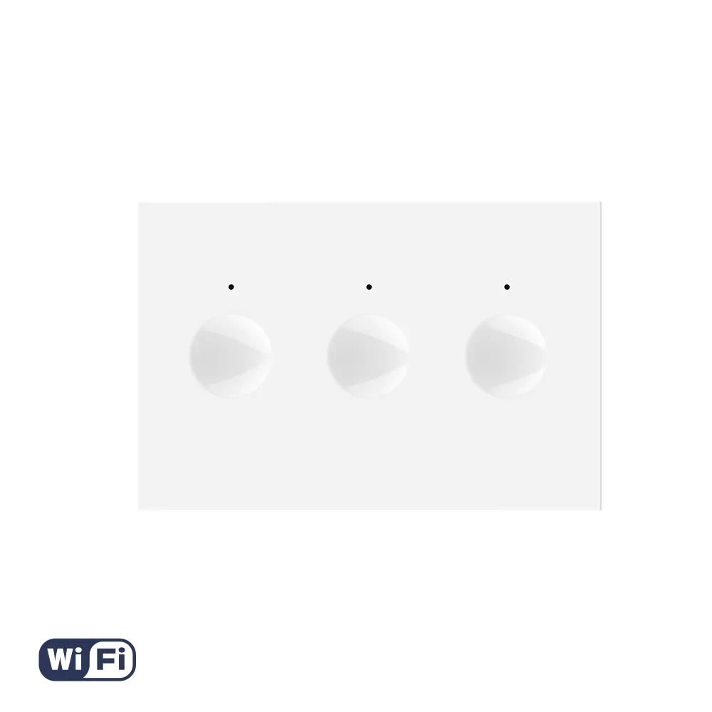 Modul Intrerupator Triplu WIFI cu Touch LIVOLO, standard italian - Serie Noua, Alb
