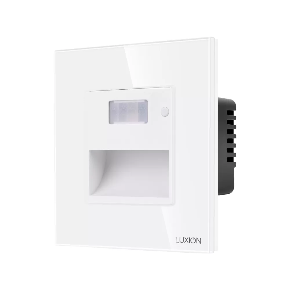 Lampa de Veghe cu Senzor de Miscare LUXION cu Rama din Sticla