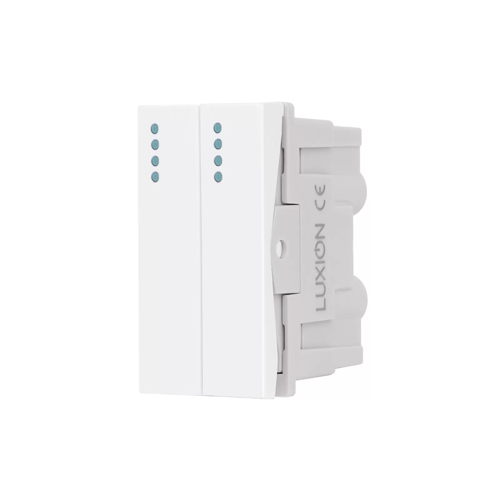 Modul Intrerupator Dublu Mecanic 2M 1M LUXION, Standard Italian