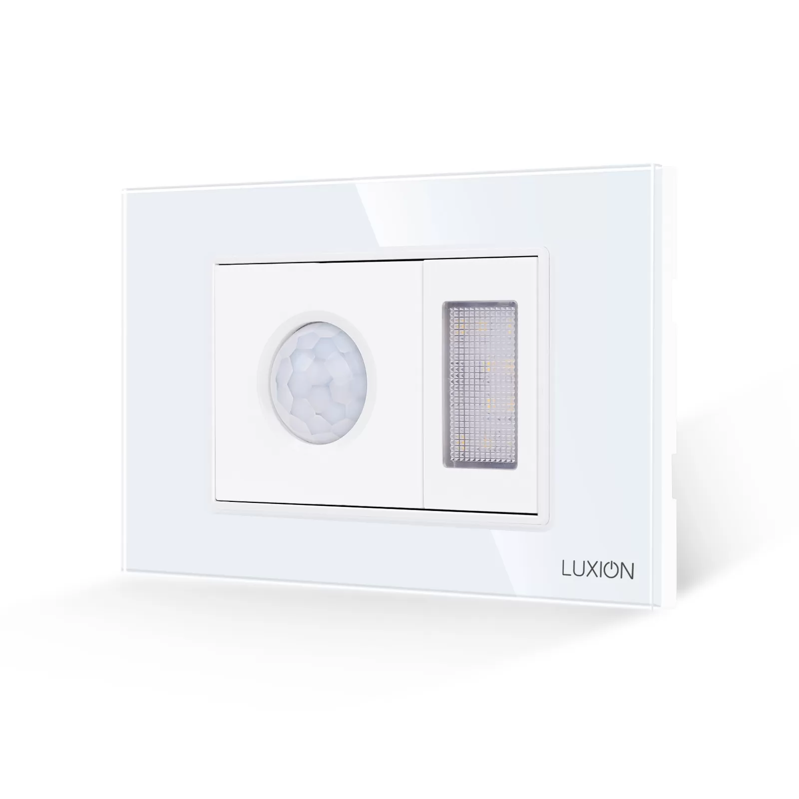 Senzor de Miscare 2M si Lampa de Veghe LUXION cu Rama din Sticla, Standard Italian, 3M