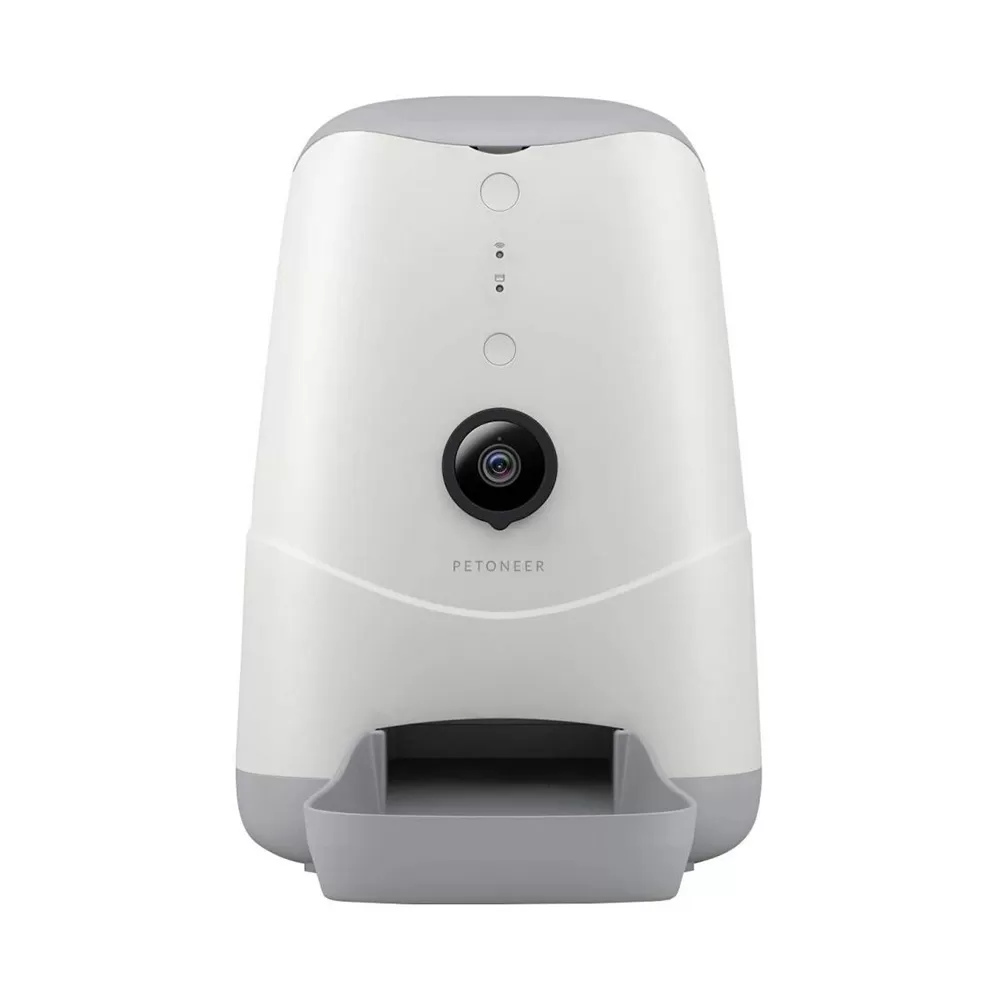 Dispenser smart pentru hrana animalelor de companie Petoneer PF007 Nutri Vision, 3.7 L, Camera, Control Vocal
