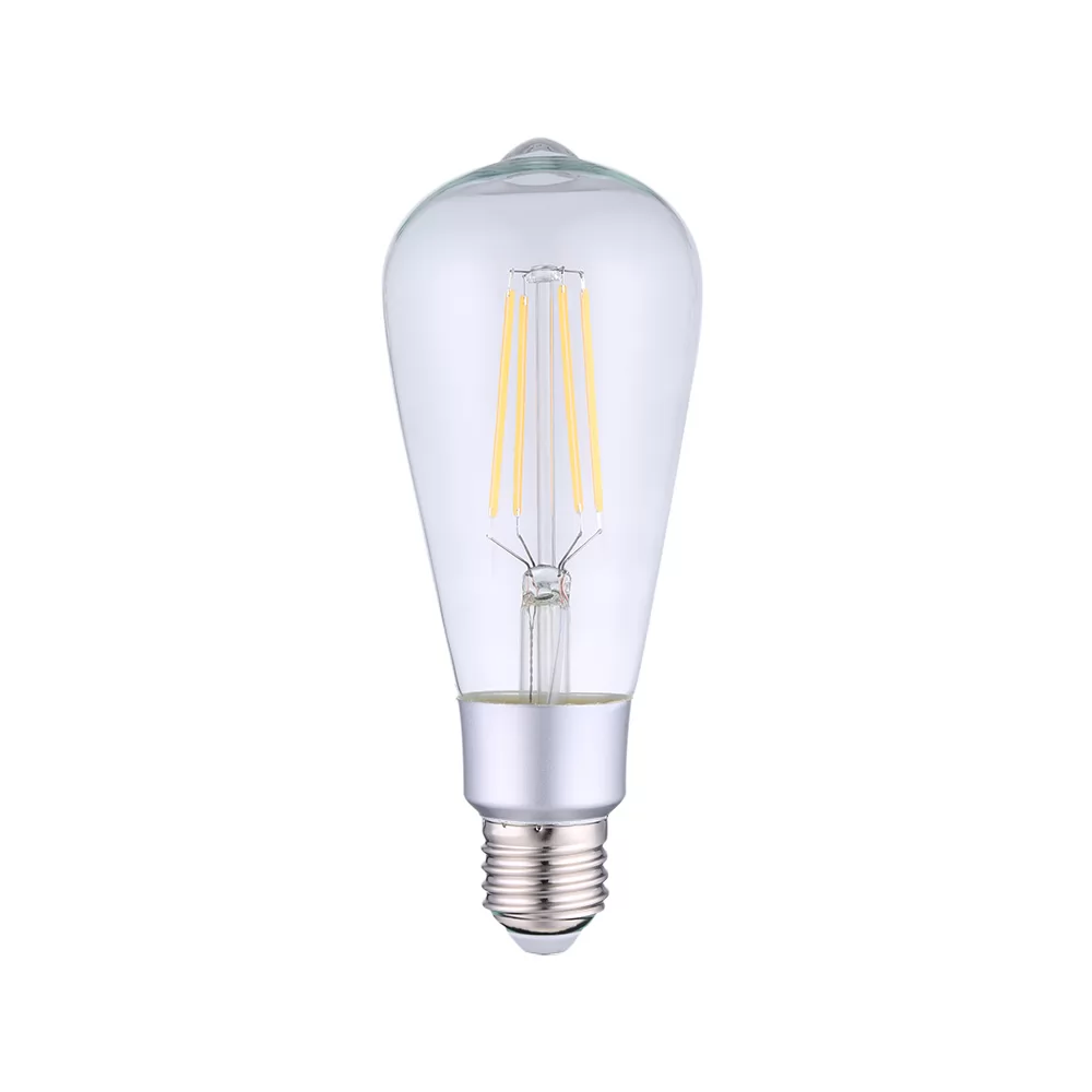 Bec inteligent Shelly Vintage ST64, Dimmer, Wi-Fi, Control aplicatie, E27, 7W, 750 LM