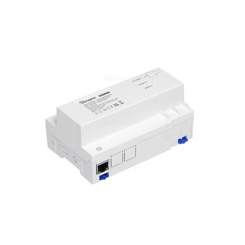 Releu inteligent Unitate centrala Sonoff SPM Main, ON OFF, Masurare puterii, Alb