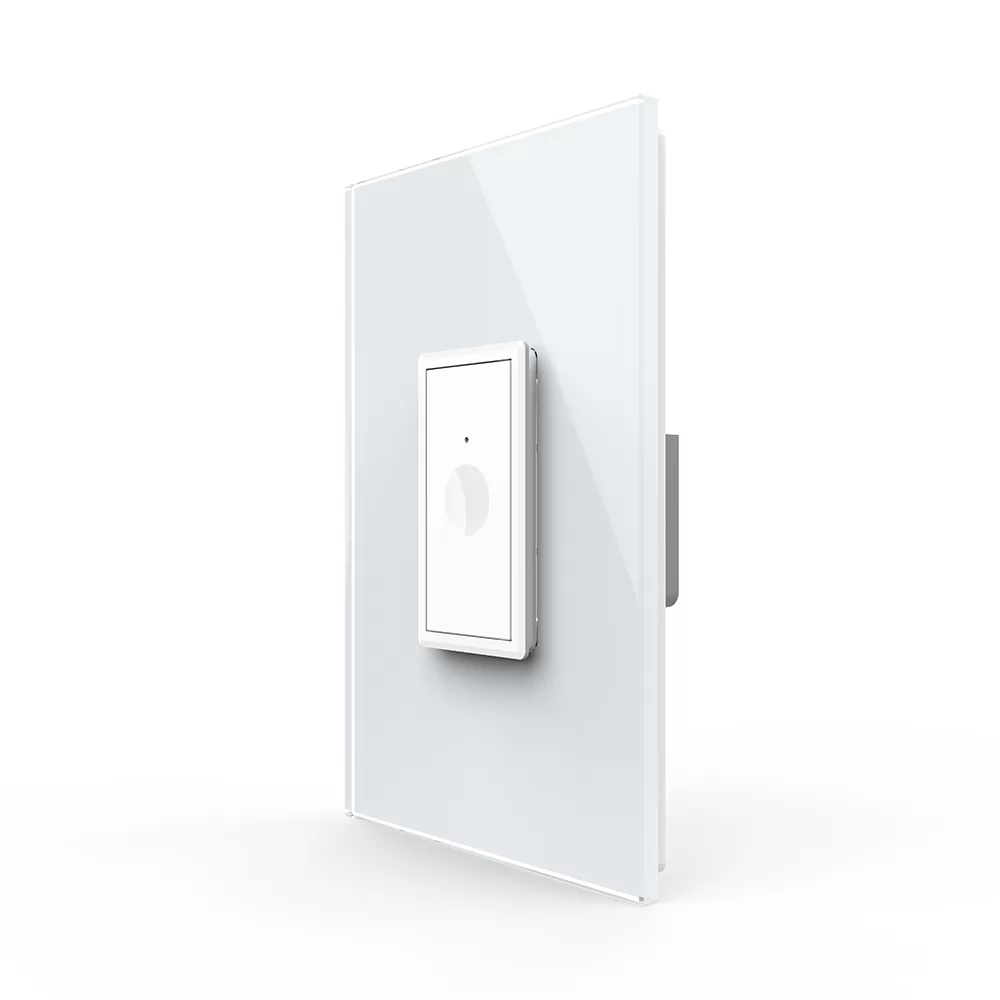 Intrerupator Simplu cu Touch Livolo cu Rama Din Sticla 1M si #8211; Serie Noua