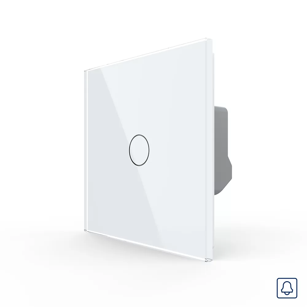 Buton Sonerie cu Touch LIVOLO din Sticla si #8211; Serie Noua