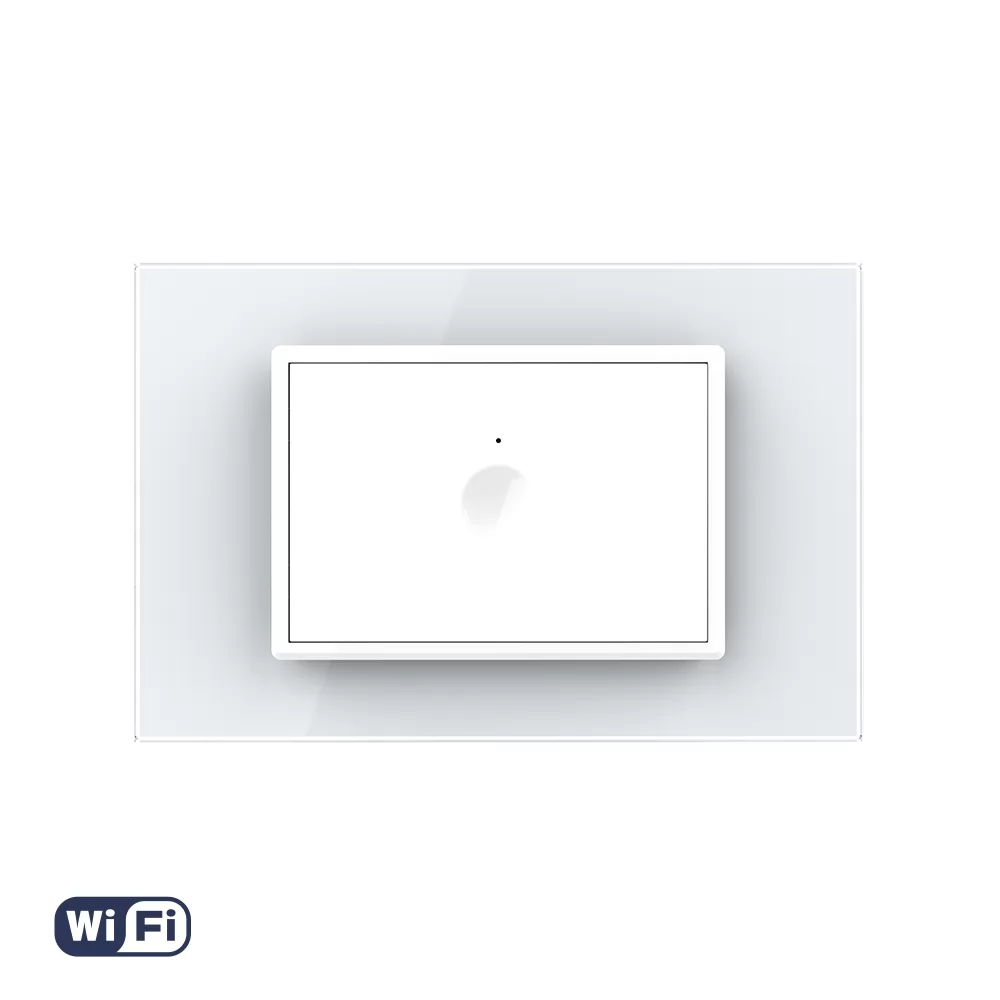 Intrerupator Simplu WIFI cu Touch LIVOLO, standard italian - Serie Noua, Alb