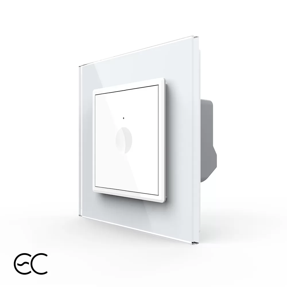 Intrerupator Simplu cu Touch LIVOLO cu Rama din Sticla si #8211; Protocol ZigBee EC