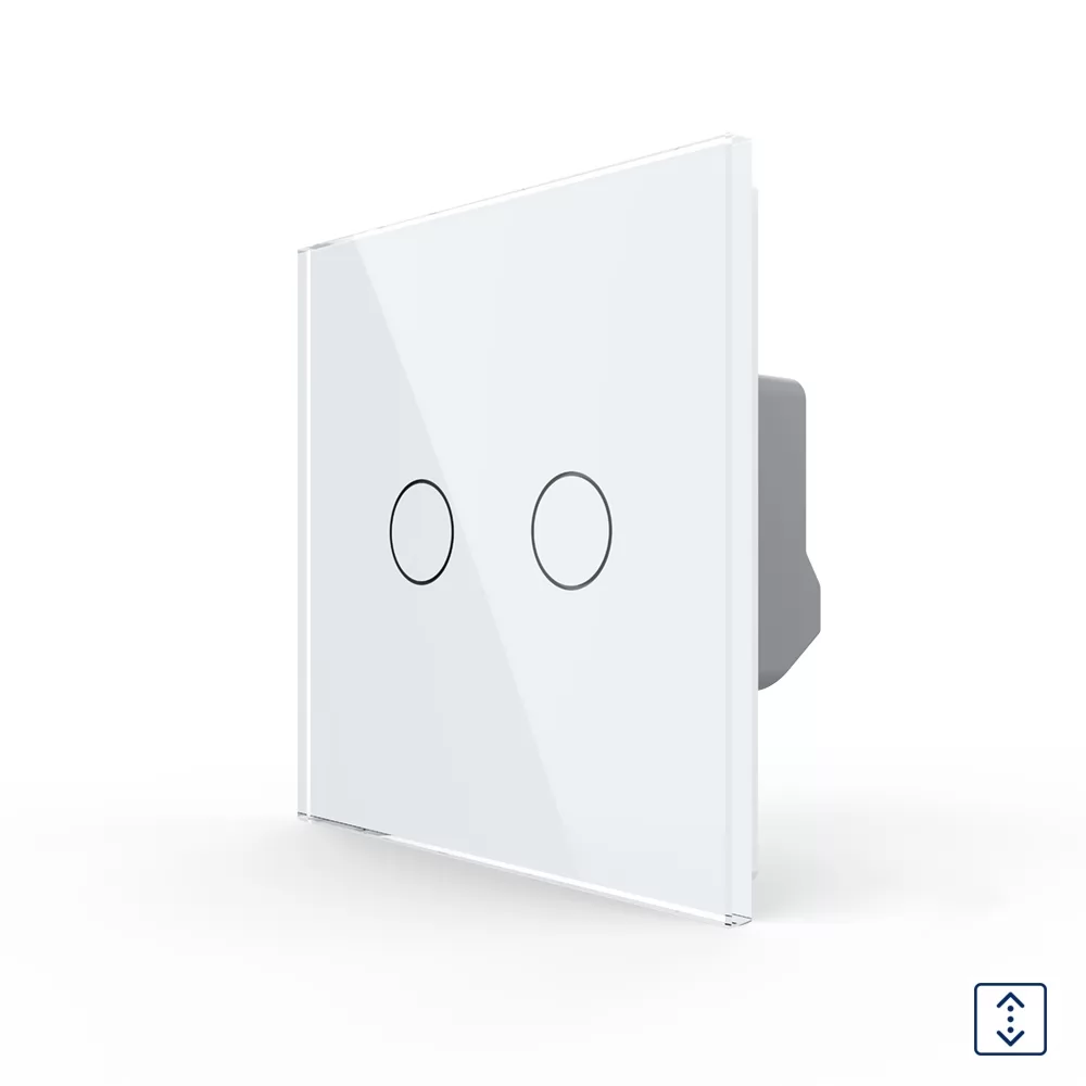 Intrerupator Draperie cu Touch LIVOLO din Sticla si #8211; Serie Noua