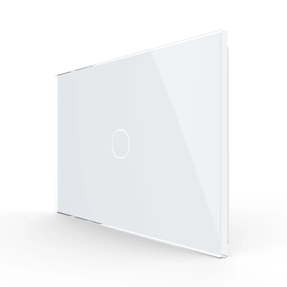 Panou intrerupator simplu cu touch Livolo din sticla, standard Italian si #8211; Serie noua