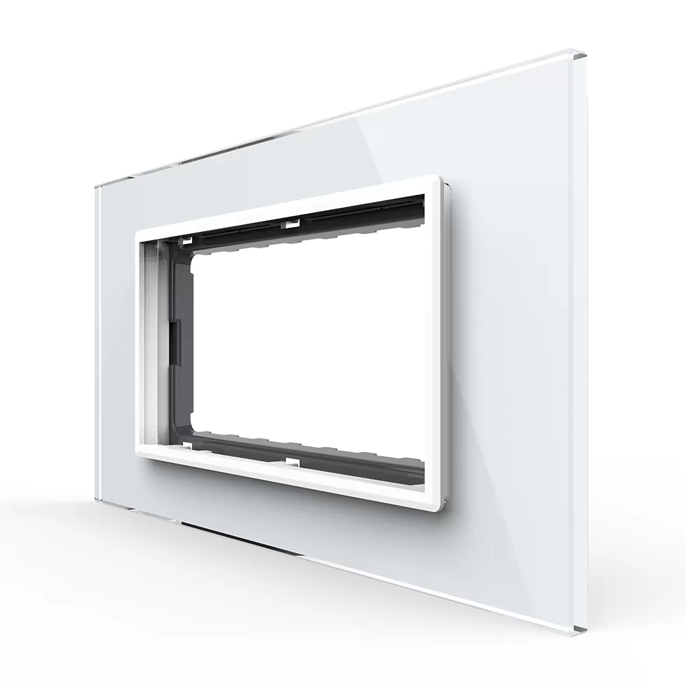 Rama din sticla Livolo standard Italian 4 module si #8211; Serie noua