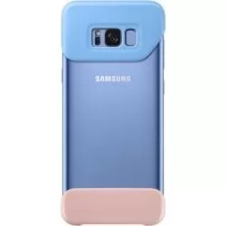 Husa 2 piese pentru Samsung Galaxy S8 Plus, EF-MG955CLEGWW, Albastru Roz