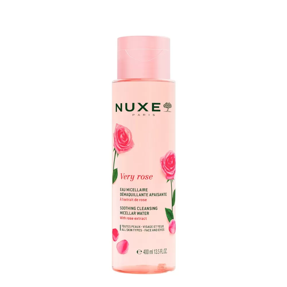 Apa micelara pentru toate tipurile de ten Nuxe Very Rose (Gramaj: 400 ml)