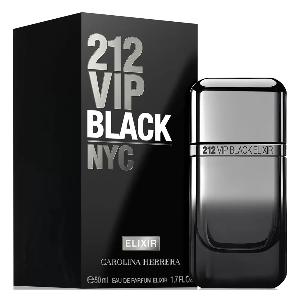 Carolina Herrera 212 Vip Black Elixir, Apa de Parfum, Barbati (Gramaj: 50 ml)