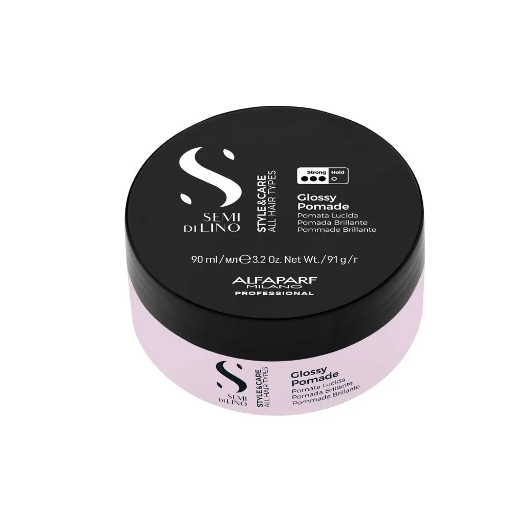 Ceara de stralucire Alfaparf Semi di Lino Style si Care Glossy Pomade, 90 ml