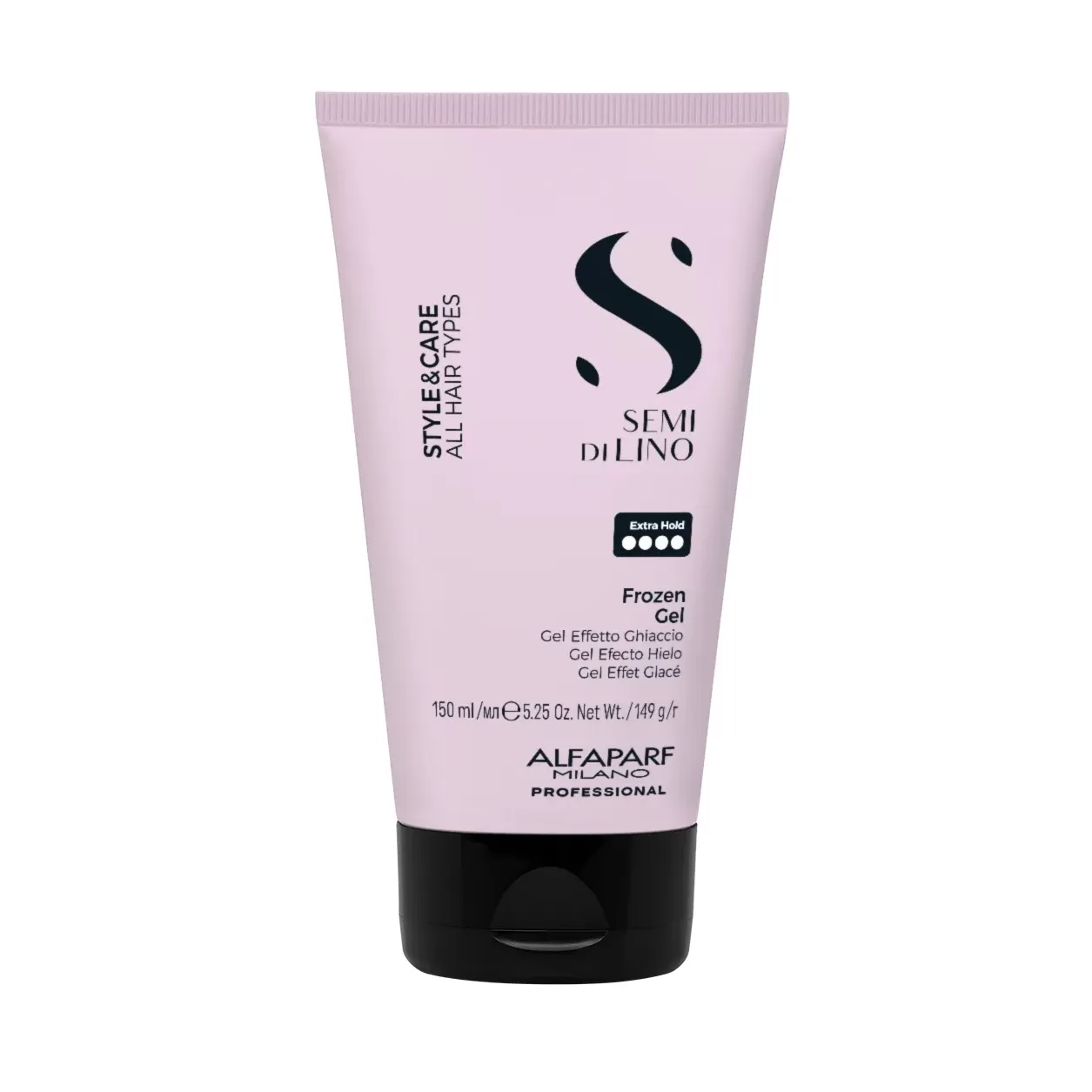 Gel Extra Puternic Alfaparf Milano Semi di Lino Style si Care Frozen Gel, 150 ml