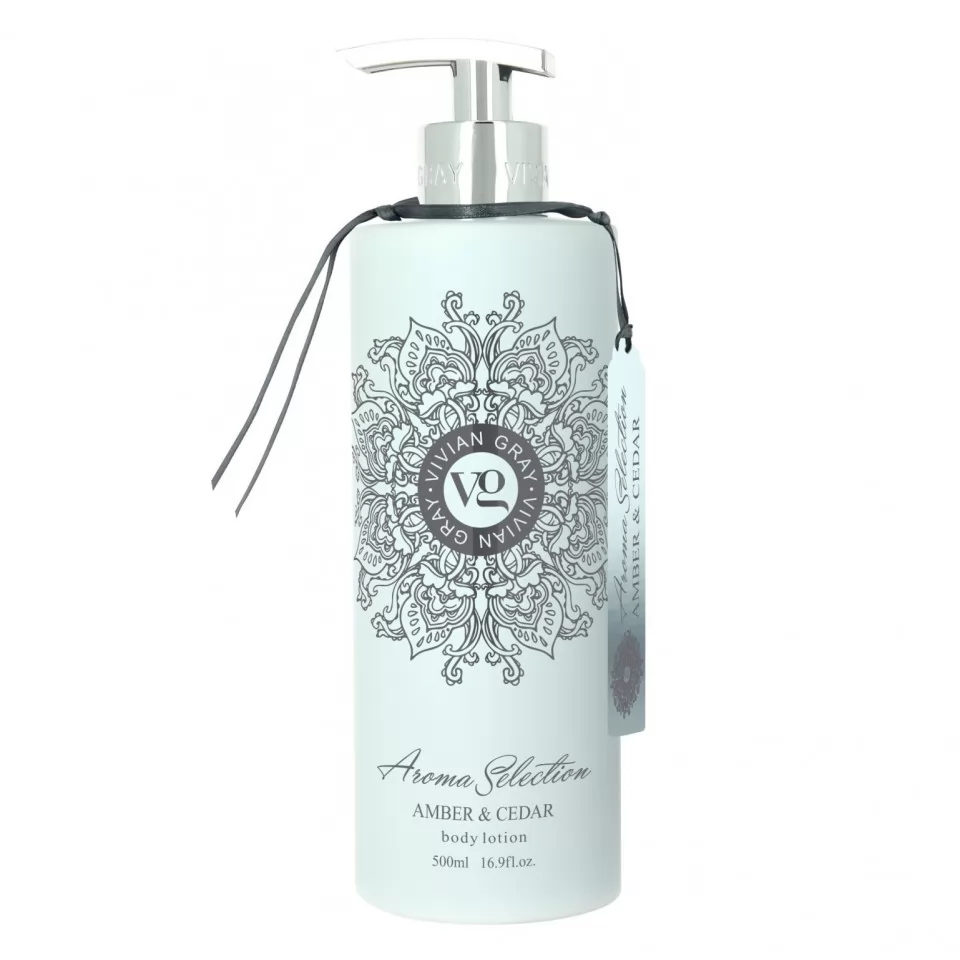 Lotiune de corp Vivian Gray Aroma Selection Amber si Cedar, 500 ml