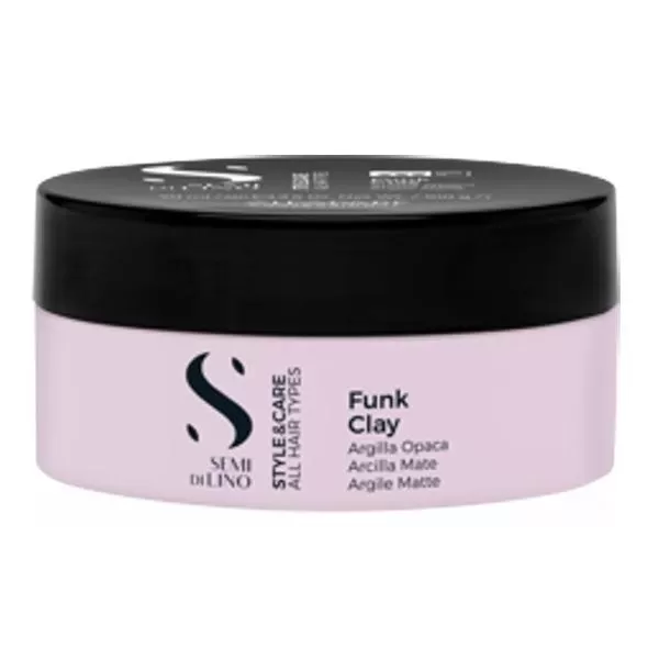 Pasta de styling cu fixare puternica si finisaj mat Alfaparf Milano Style si Care Funk Clay, 90 ml