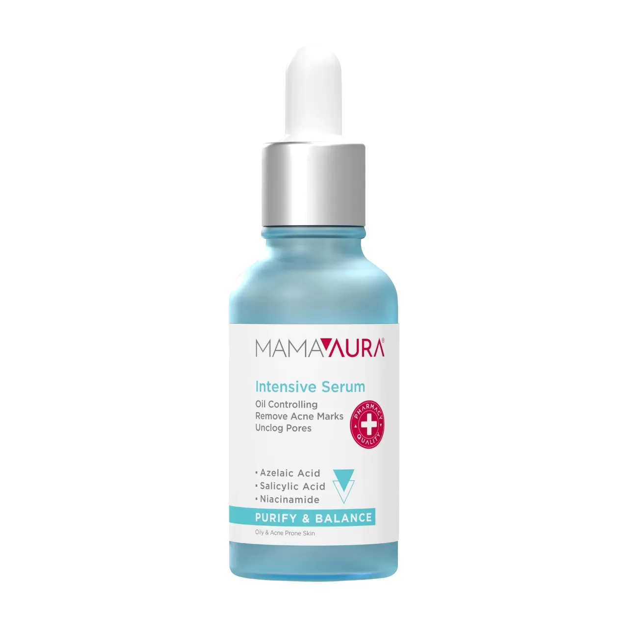 Ser intensiv post-acneic Purify si Balance Mamaaura, 30 ml