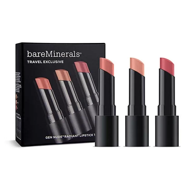 Set Ruj Bareminerals Gen Nude Radiant Lipstick Trio 3 x 3.5 Gr (Gramaj: 3 x 3,5 g)
