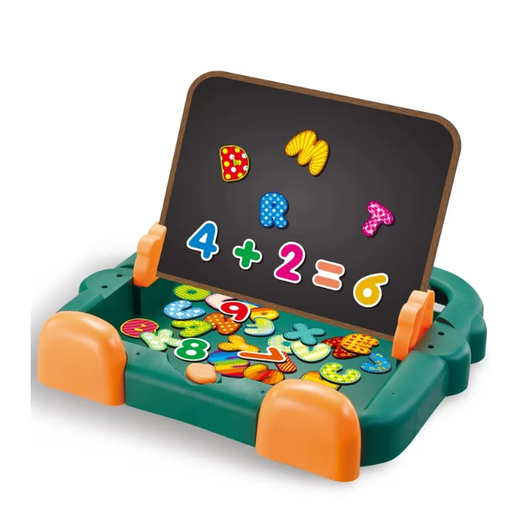 Set Tabla Magnetica 2 in 1 pentru Copii - Include Litere si Numere, Ideal pentru Invatare si Desen