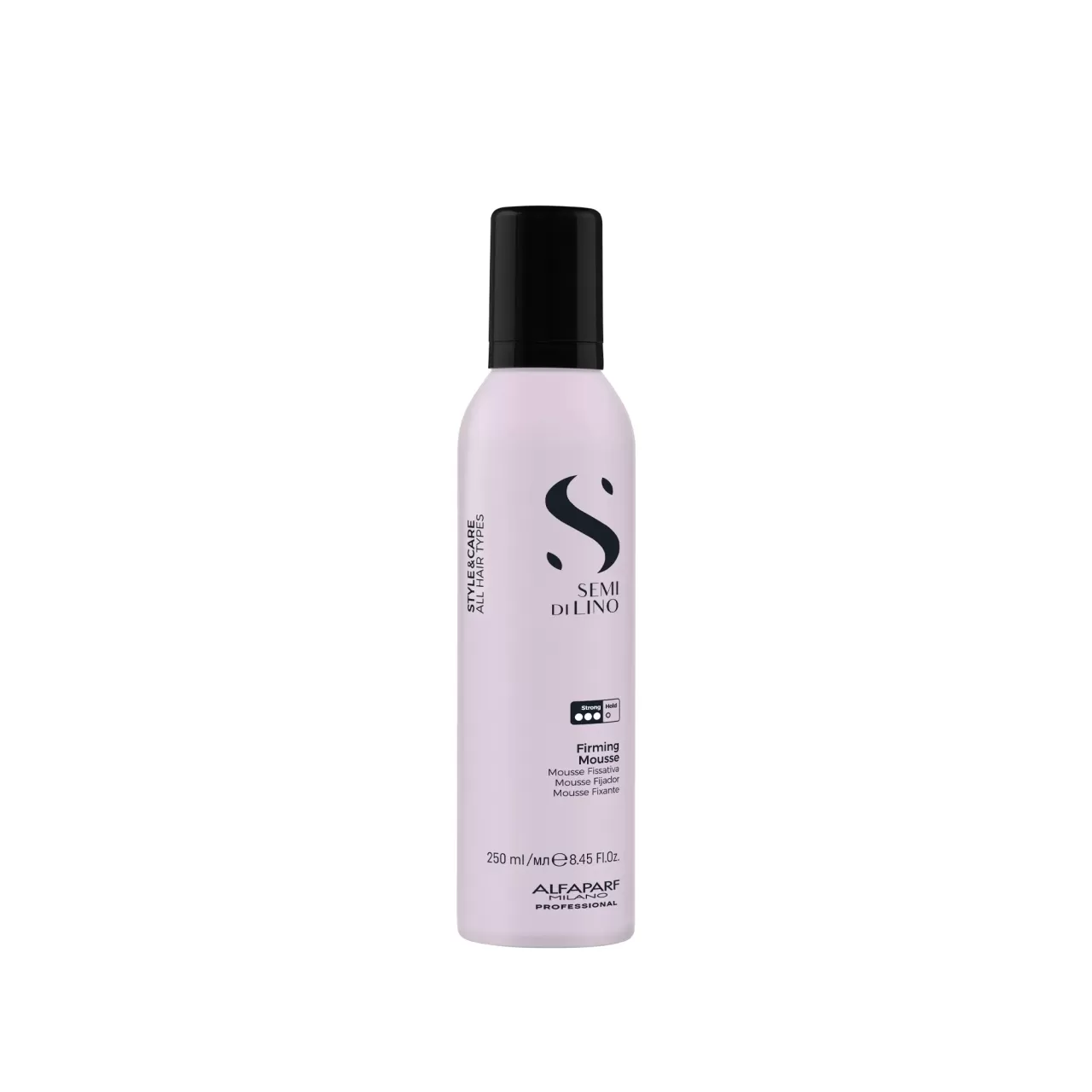 Spuma cu fixare puternica Alfaparf Semi di Lino Style si Care Firming Mousse, 250 ml