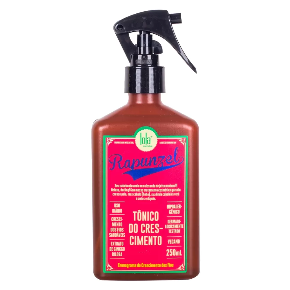 Tonic pentru stimularea cresterii parului Rapunzel, Lola Cosmetics, 250 ml (Gramaj: 250 ml)
