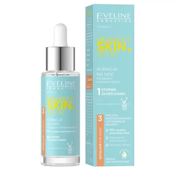 Tratament de noapte pentru corectarea imperfectiunilor ,,Primul grad de exfoliere