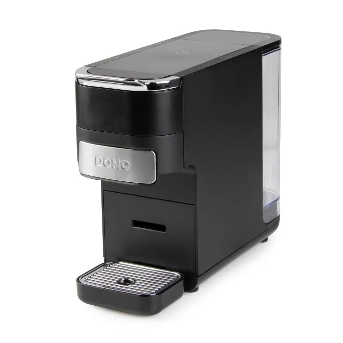 Espressor Multicapsule 4-in-1 DOMO DO748K, Dolce Gusto, Nespresso, ESE POD, cafea macinata, 1545W, 1.5L, touch screen