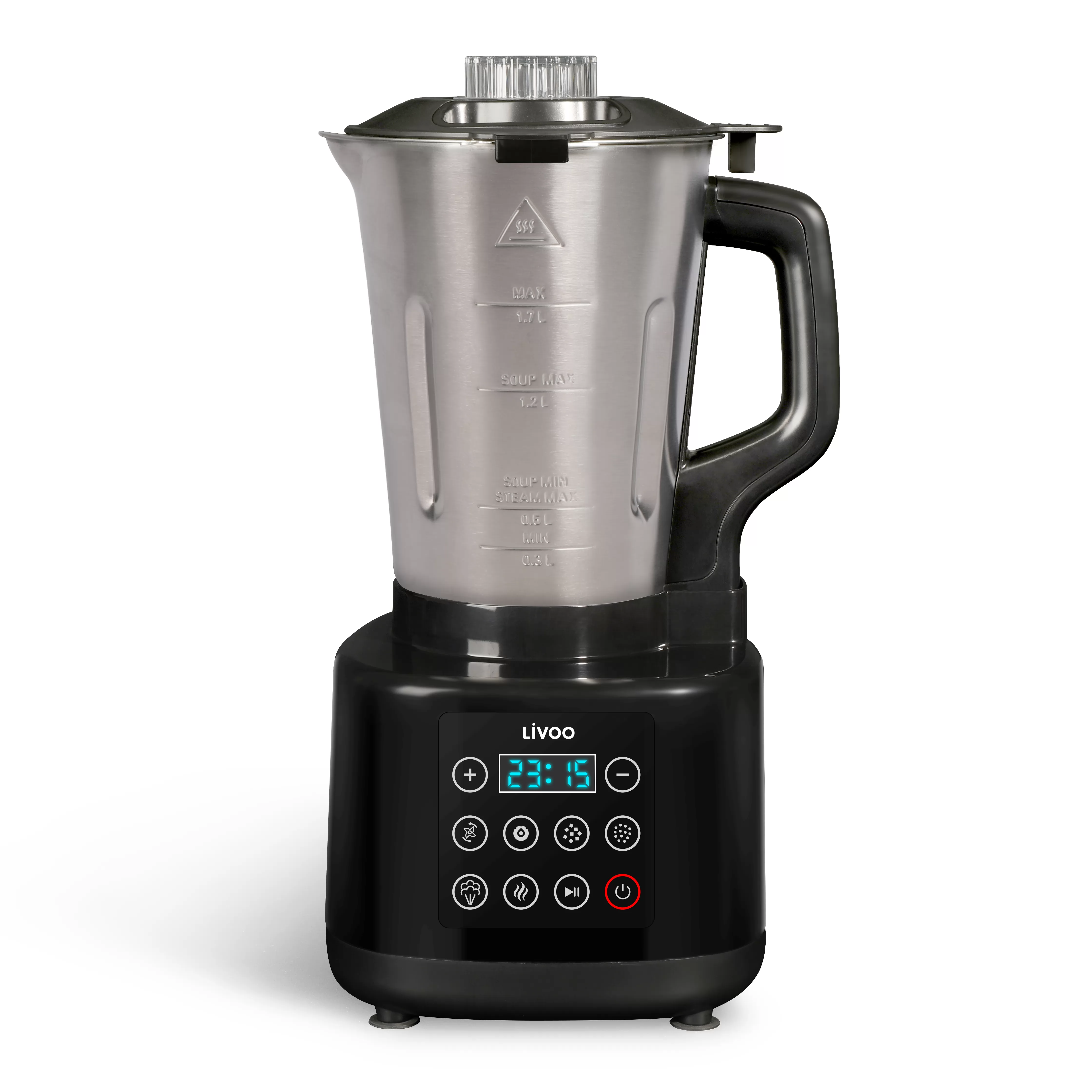 Resigilat!Blender 2 in 1 pentru supe si sucuri Livoo DOP229, Capacitate 1,7 L , 900 W