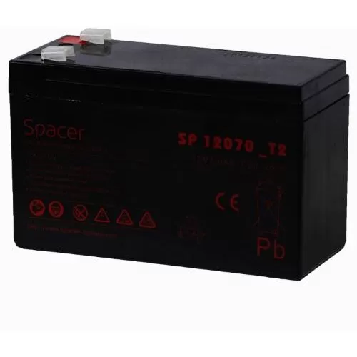 Acumulator UPS 12V 7Ah Terminal F2(T2) Negru