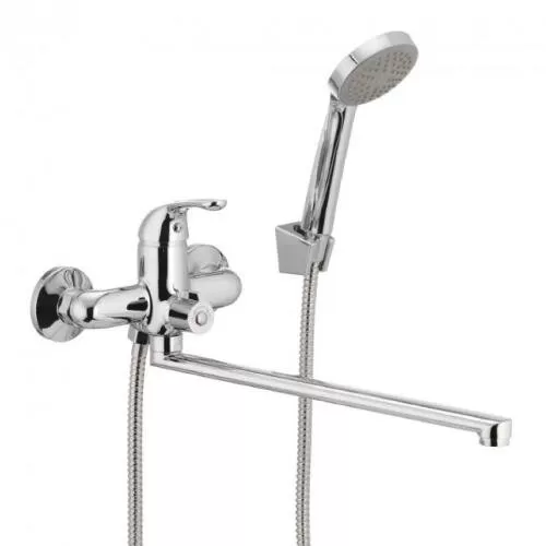 Baterie Cada cu Para de Dus YOTA 006-25cm Euro din Silumin Argintiu