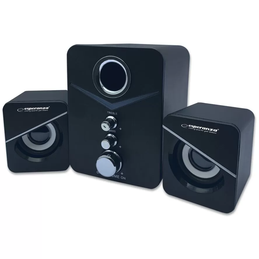 Sistem Audio 2.1 Cancan EP153 Alimentare USB 6W Negru