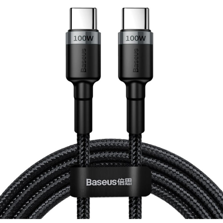 Cablu Date USB-C - USB-C 100W 2m Gri