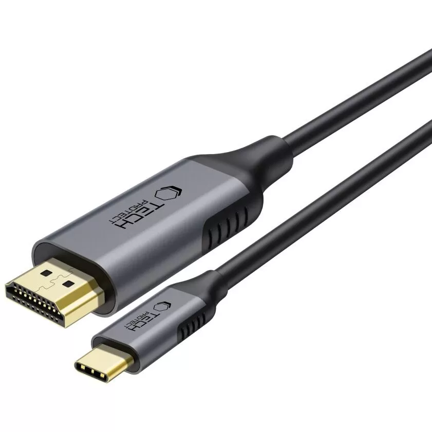 Cablu de date UltraBoost, USB-C 3.0 tata la HDMI 2.0 tata, 4K, 60Hz, 1.8m, Negru