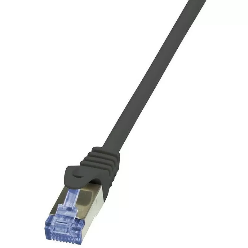 Cablu retea Patchcord Cat 6A 10G S FTP PIMF PrimeLine 2m negru