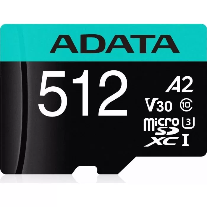 Card de memorie V30S 512GB Premier Pro MicroSDXC Clasa 10 UHS-I U3 + Adaptor SD