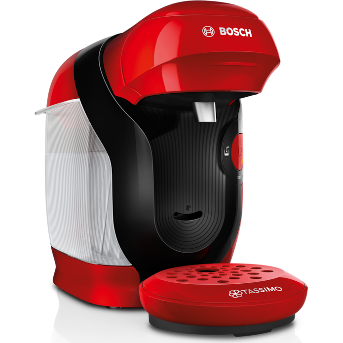 Espressor Automat cu Capsule TAS113E Tassimo Style Friendly Rezervor Apa 0.7L 3.3Bar Autocuratare 1400W Rosu