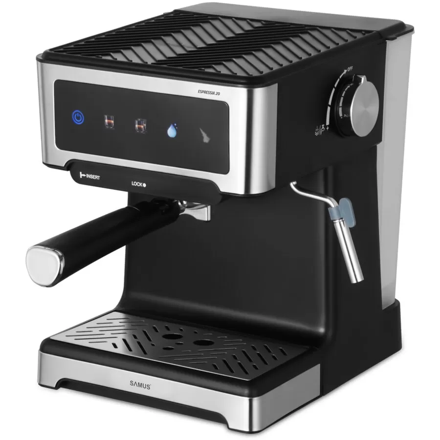 Espressor Cafea Manual Espressia 20 Ecran IMD Integrat 20bar 1150W 1.8l Negru
