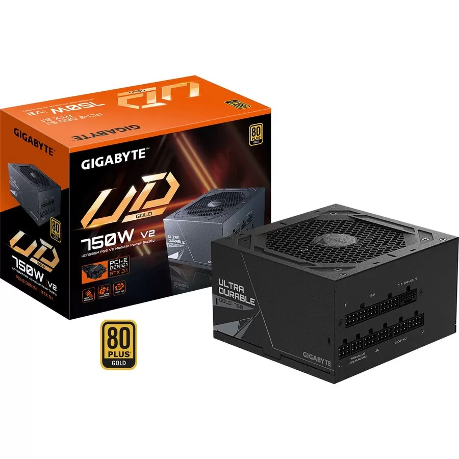 Sursa GP-UD750GM PG5 V2 750W, PC power supply black, 1x 12-pin high power GPU, 4x PCIe, cable management, 750 watts