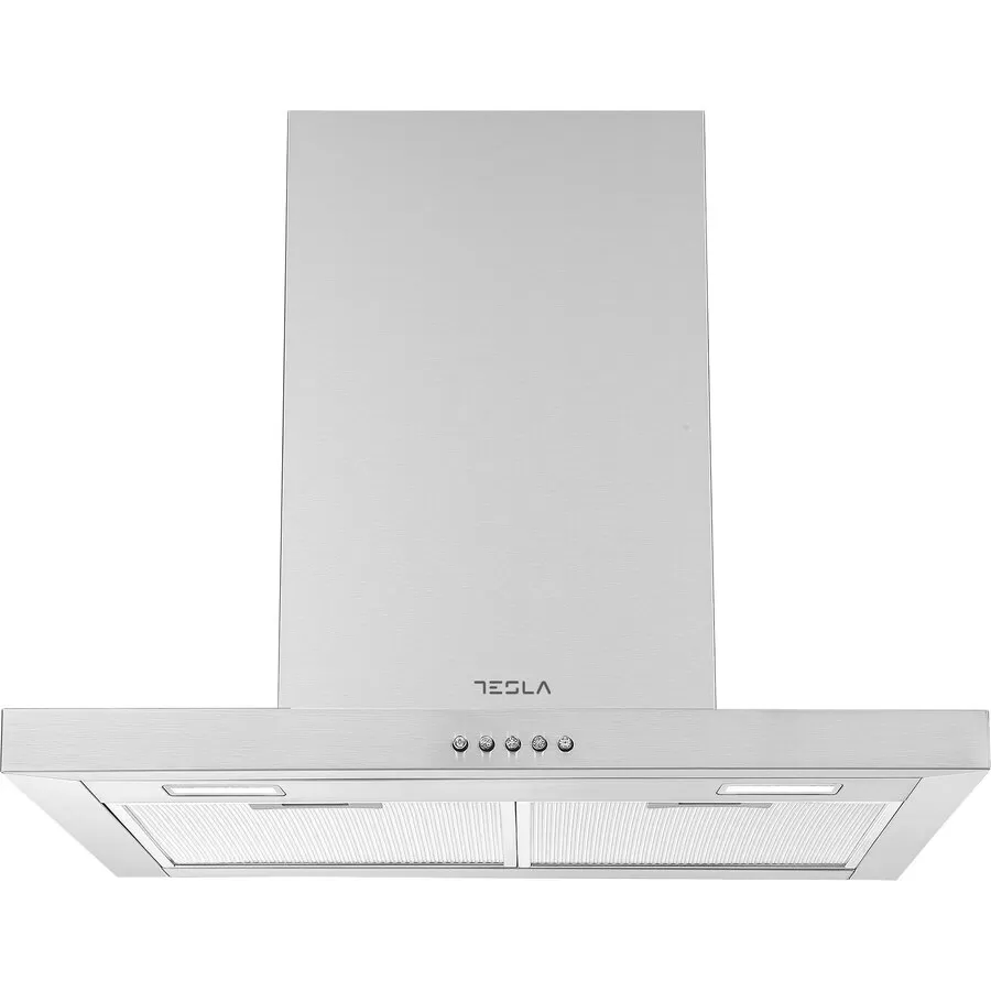 Hota Decorativa DC600AX T-shape 60CM 630m3 h 3 Trepte de Putere LED 2x2W 1 Motor 190W Inox