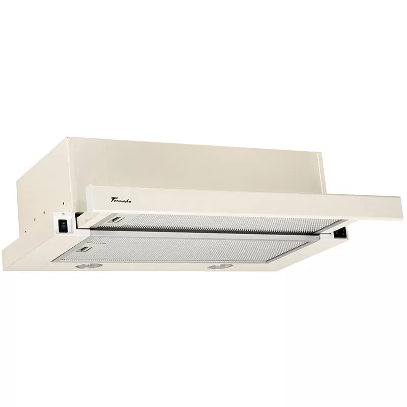 Hota telescopica incorporabila Storm 700(60) LED 1 motor 3 viteze Bej
