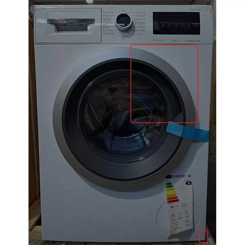 Masina De Spalat Rufe Resigilat Cu Incarcare Frontala 1400 Rpm 8Kg Clasa A 845 x 598 x 590 Alb