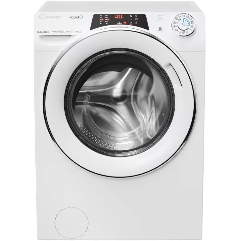 Masina De Spalat Rufe Cu Uscator RapidO Spalare La 14Kg Uscare 9Kg 1400Rpm Clasa A Wifi Quick si Clean Motor Inverter Steam 60x67x85 Alb