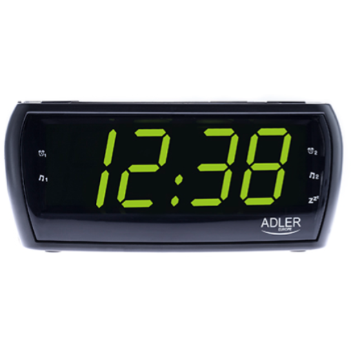 Radio AD 1121 Alarma LED AM FM Negru