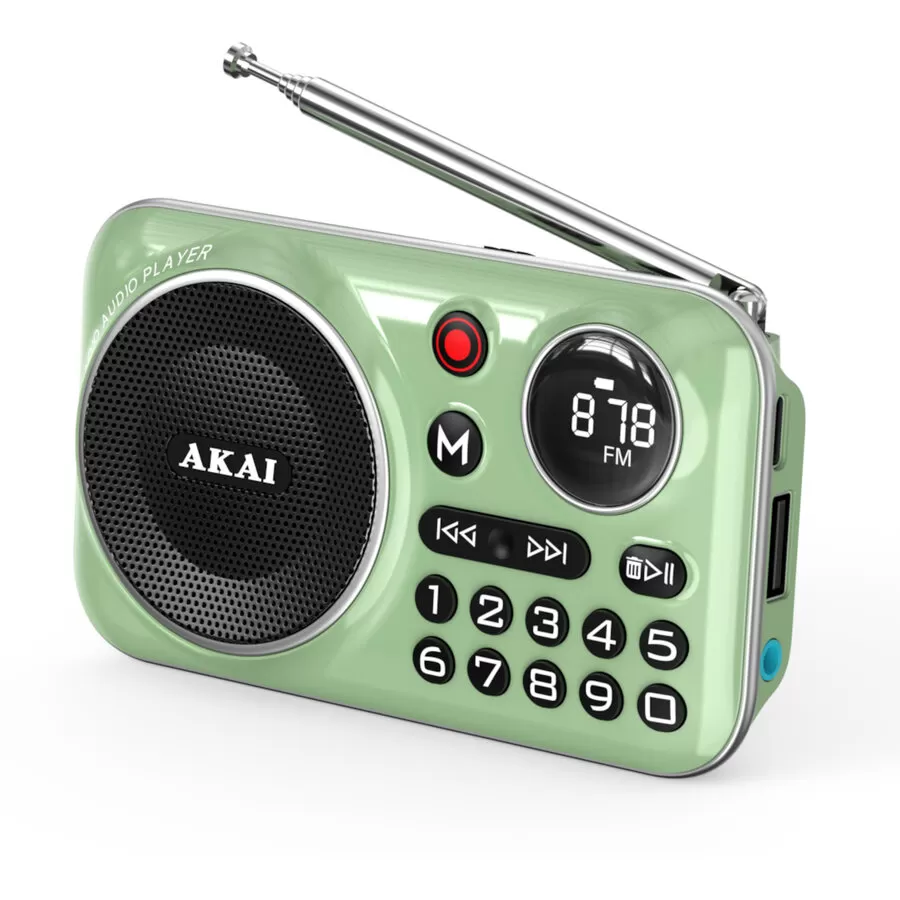 Radio Portabil APR-500 Usb Verde